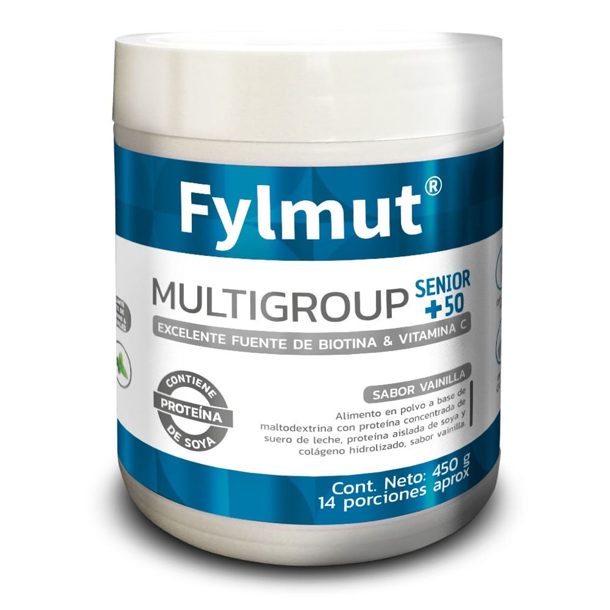GENERICO - Multigroup Fylmut Senior + 50 Sabor Vainilla X 450g