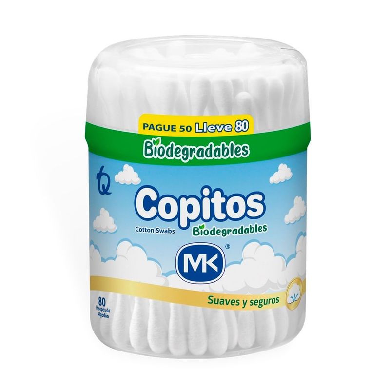 MK - Copitos Mk Biodegradables Pague 50 Lleve 80und