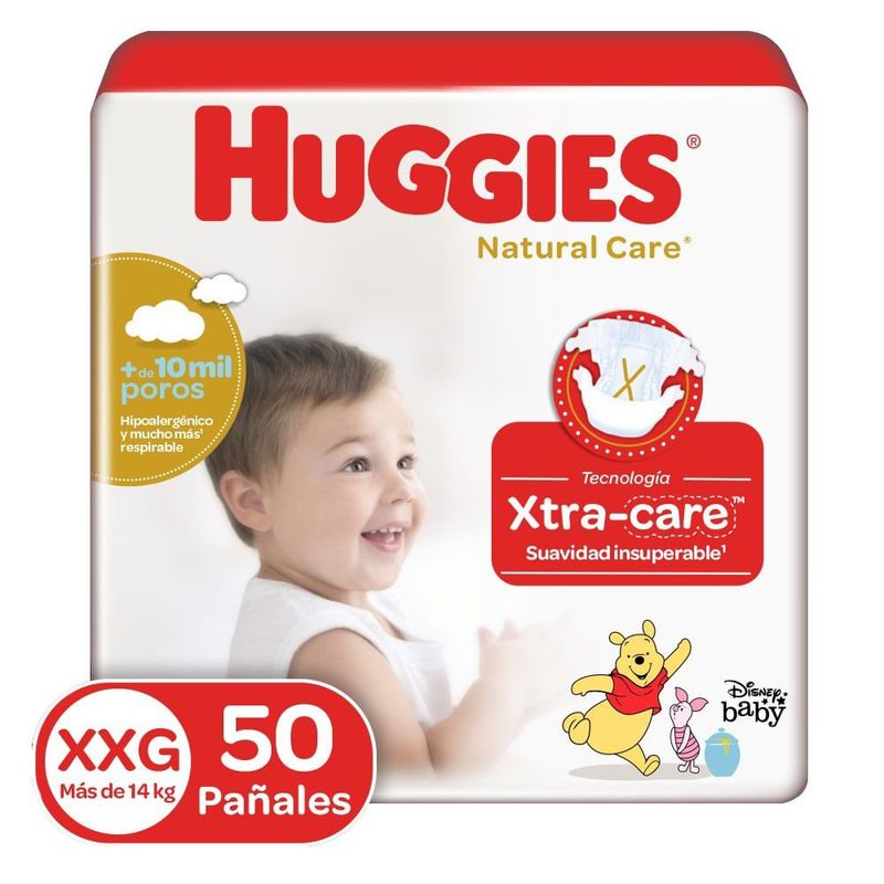 HUGGIES - Pañales Huggies Natural Care Etapa 5/XXG X 50Und