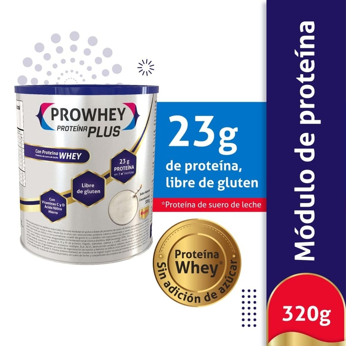 PROWHEY - Prowhey Plus Sabor Natural X 320g