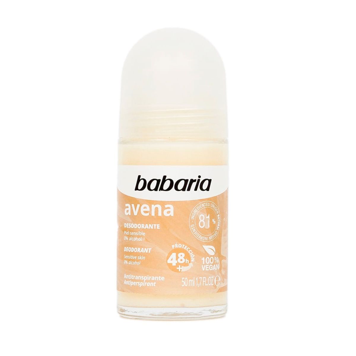 BABARIA - Desodorante Babaria Avena Sensible Roll-On X 50Ml
