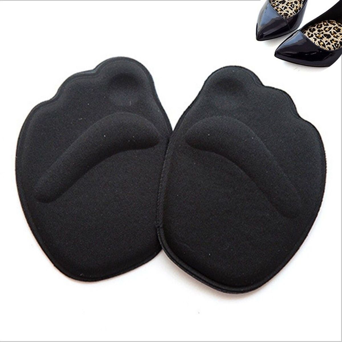 GENERICO - Plantillas Para Zapatos Almohadilla Para Talón color negro