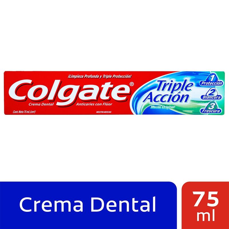 COLGATE - Crema Dental Colgate Triple Accion X 75ml