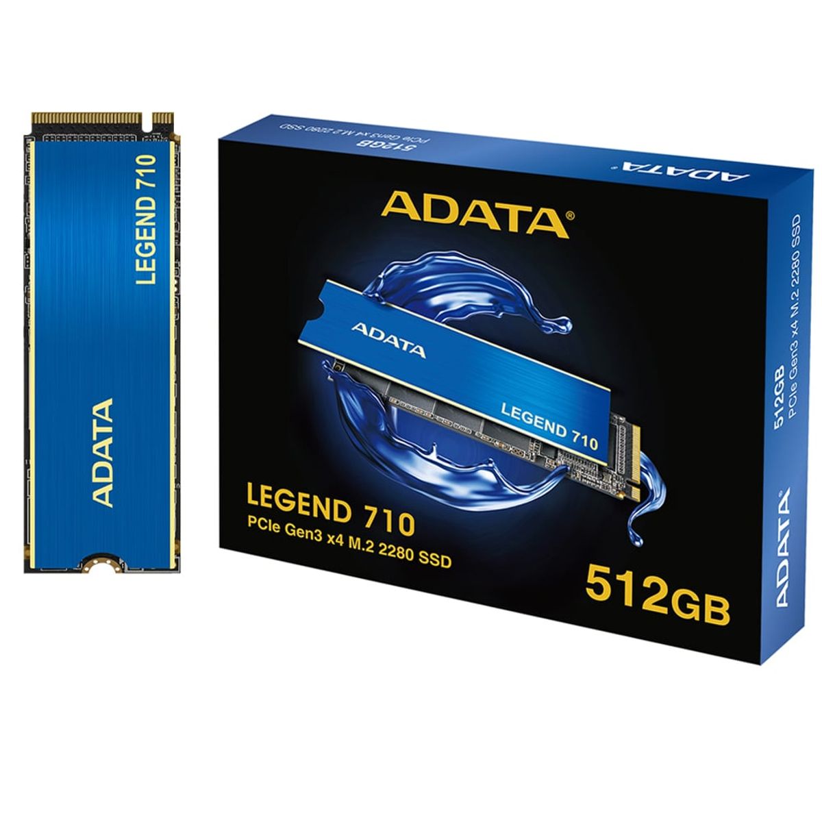 ADATA - Disco Sólido Adata Legend 710 512gb Pcie Gen3 X4 M.2 Ssd