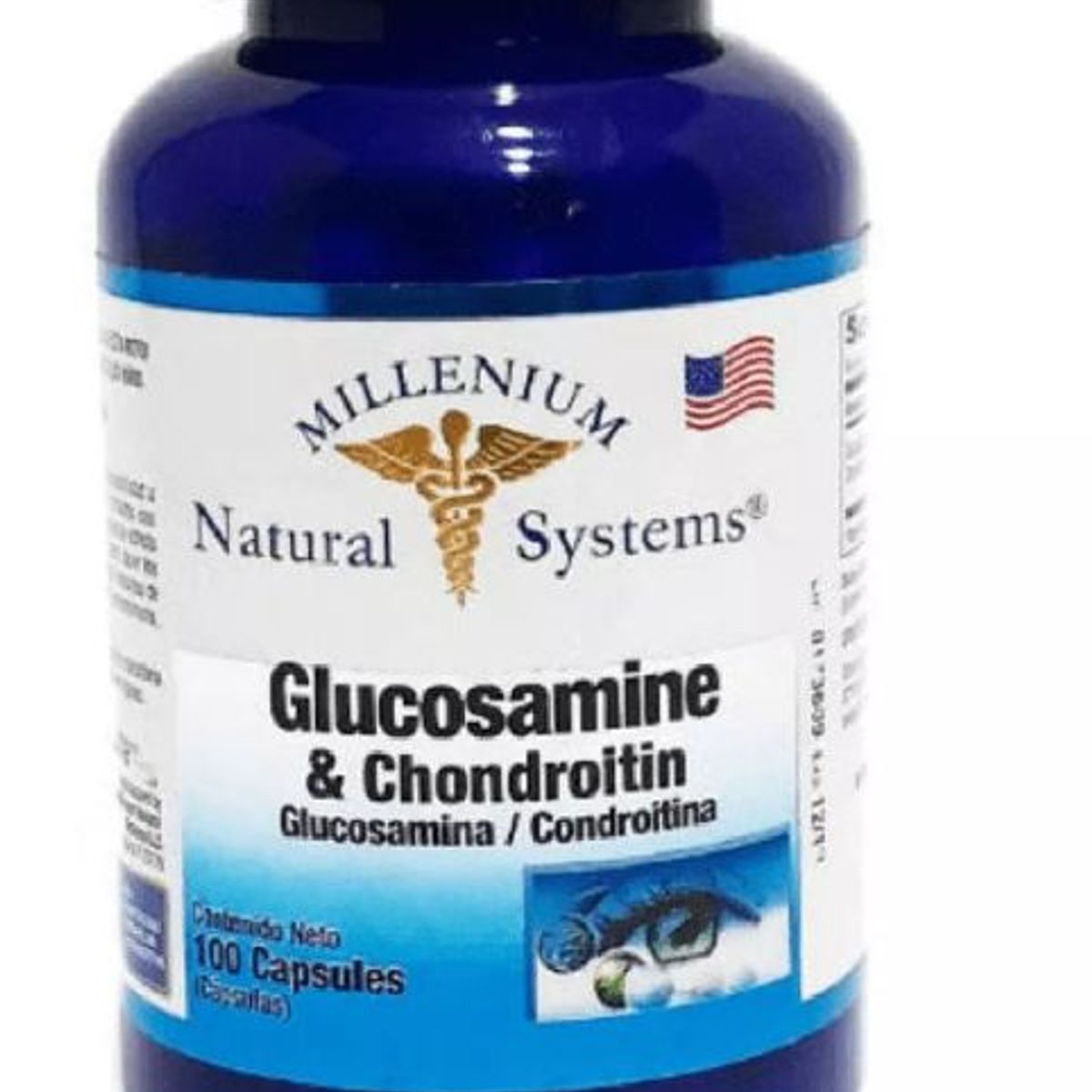 MILENIUM - Glucosamina Con Condroitina X100 Cáps Milleniun