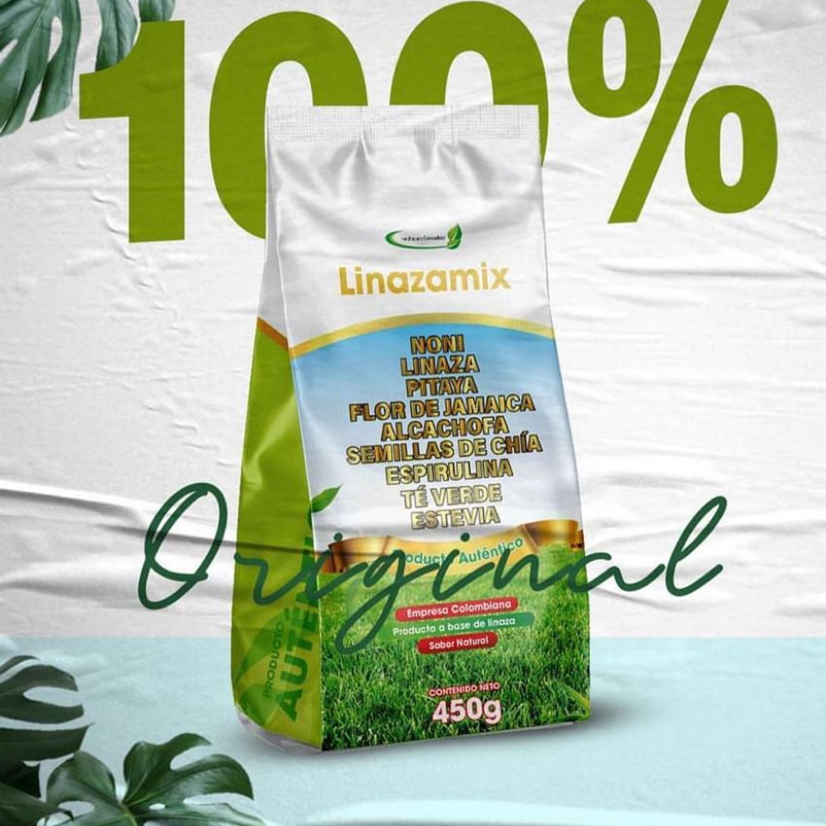 GENERICO - Colon Cleanser Linazamix Fibra Natural 450gr