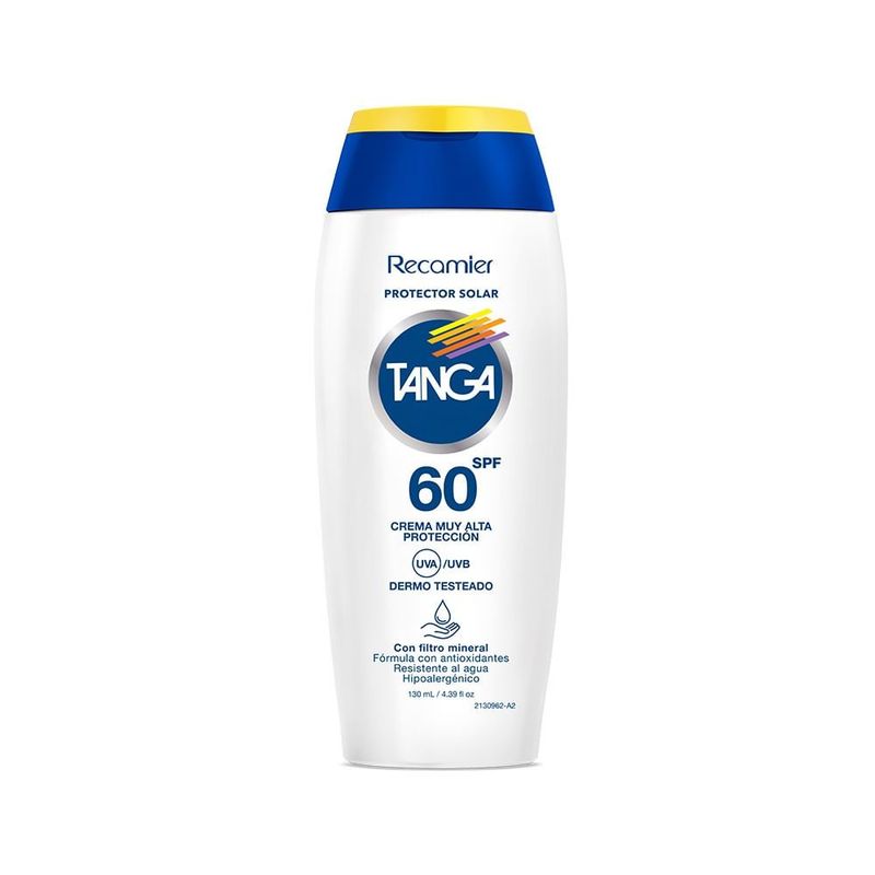 TANGA - Protector Solar Tanga Crema Spf60 X 130ml