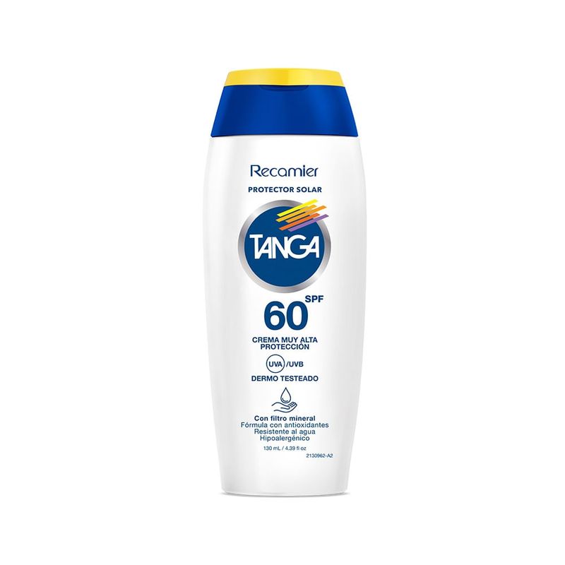 TANGA - Protector Solar Tanga Crema Spf60 X 130ml