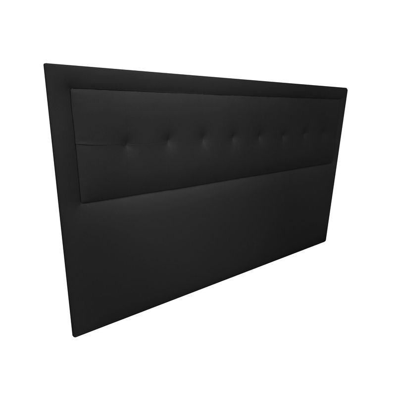 NEW CONFORT - Cabecero entero Centuri 200x120 Ecocuero Negro
