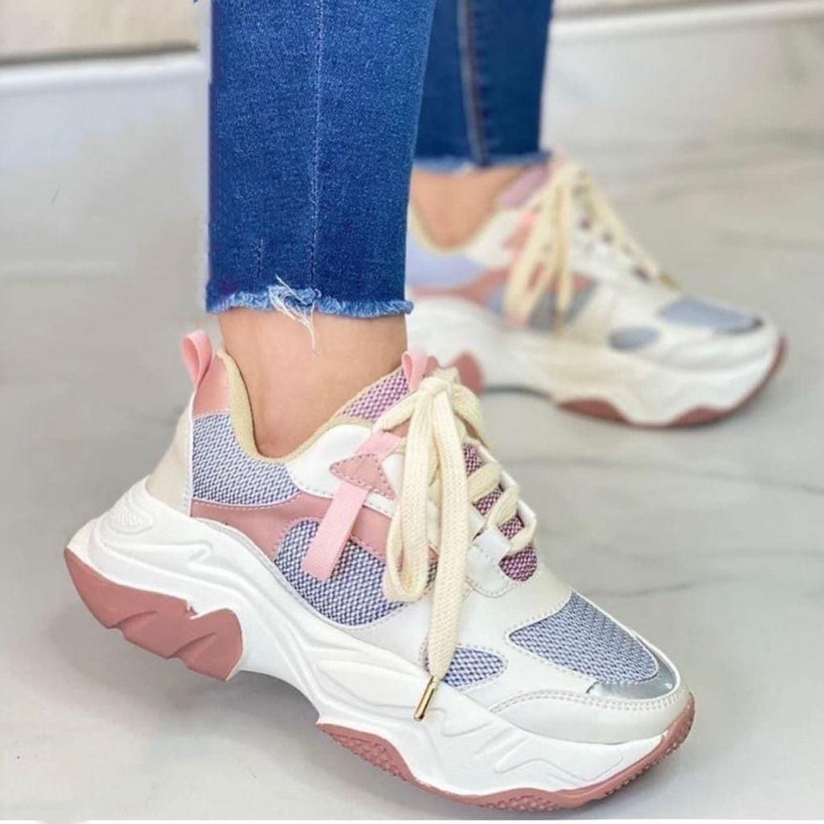 EVEGONZ - Tenis Zapatillas Deportivas Dama Calzado Comodo