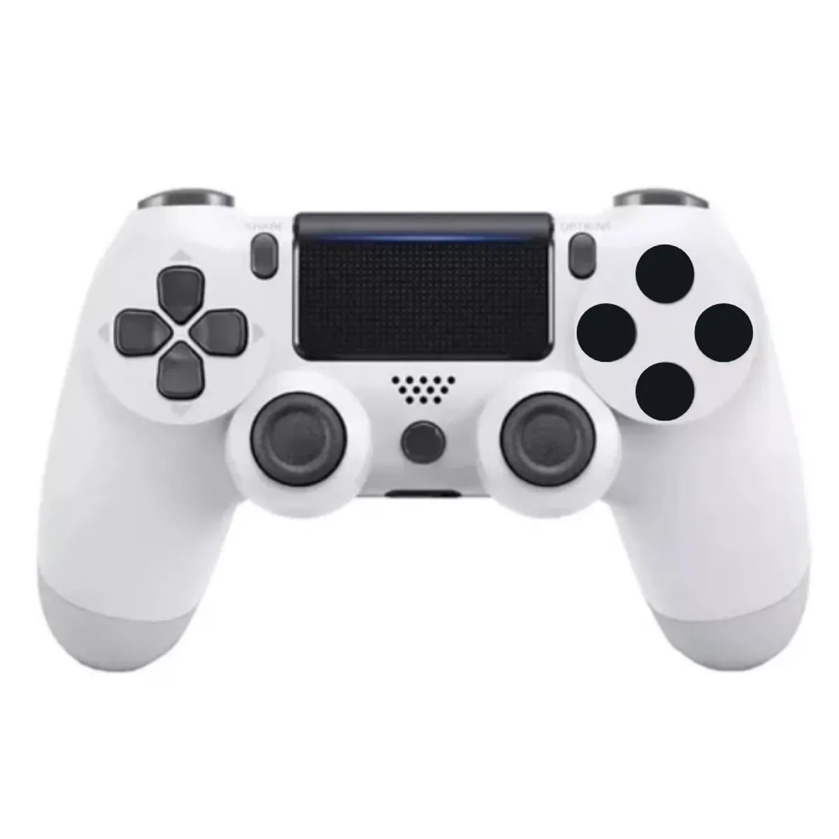 GENERICO - Control Compatible Con PS4 Dual Shock Blanco