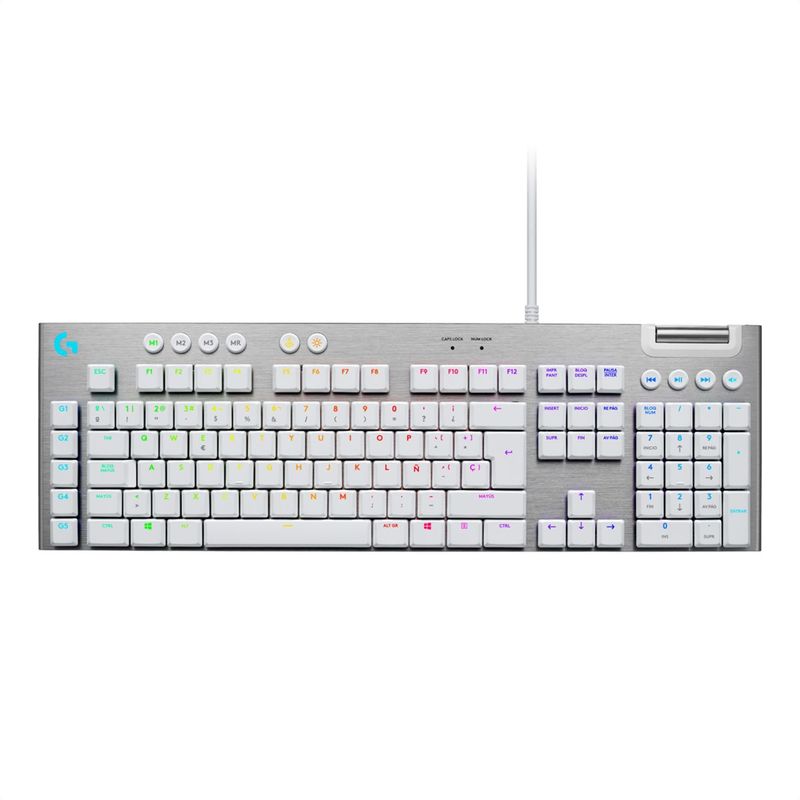 LOGITECH - Teclado Gamer Mecánico Logitech G815 Lightsync Rgb - Blanco