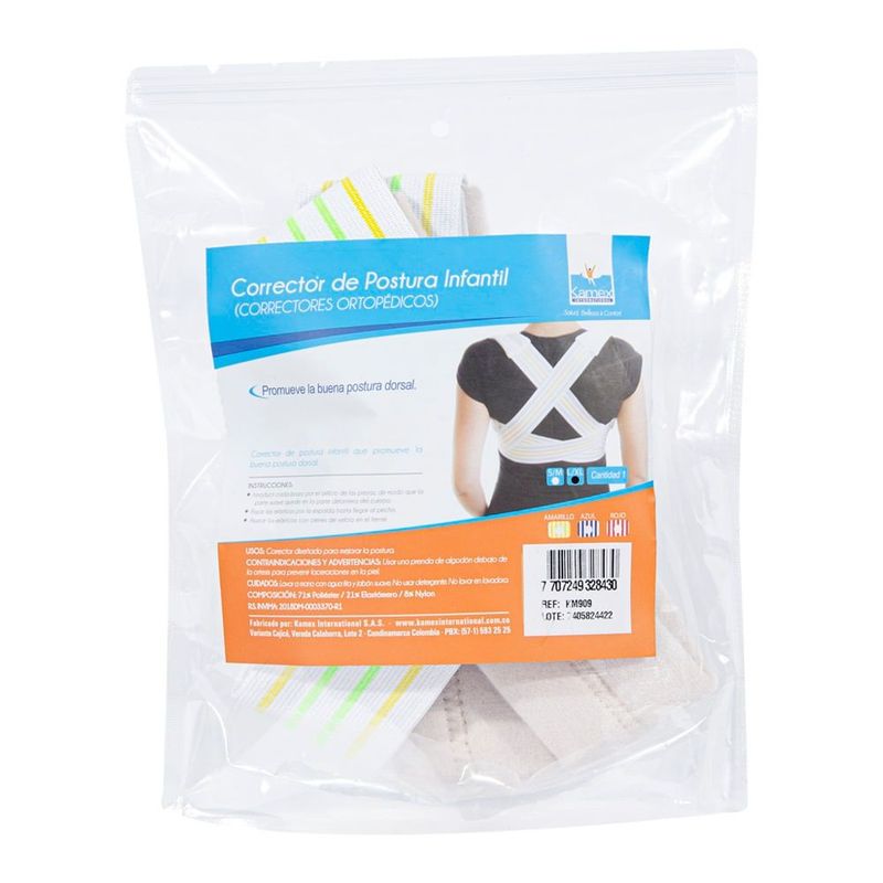 KAMEX - Corrector De Postura Kamex Infantil Talla L/Xl