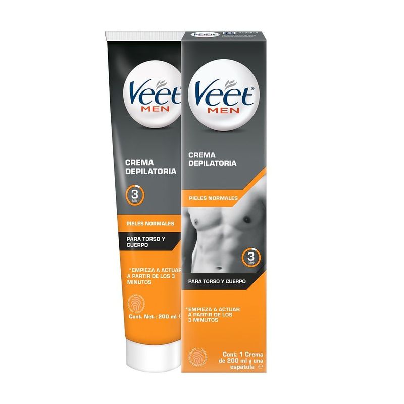 VEET - Crema Depilatoria Veet Men Piel Normal X 200Ml
