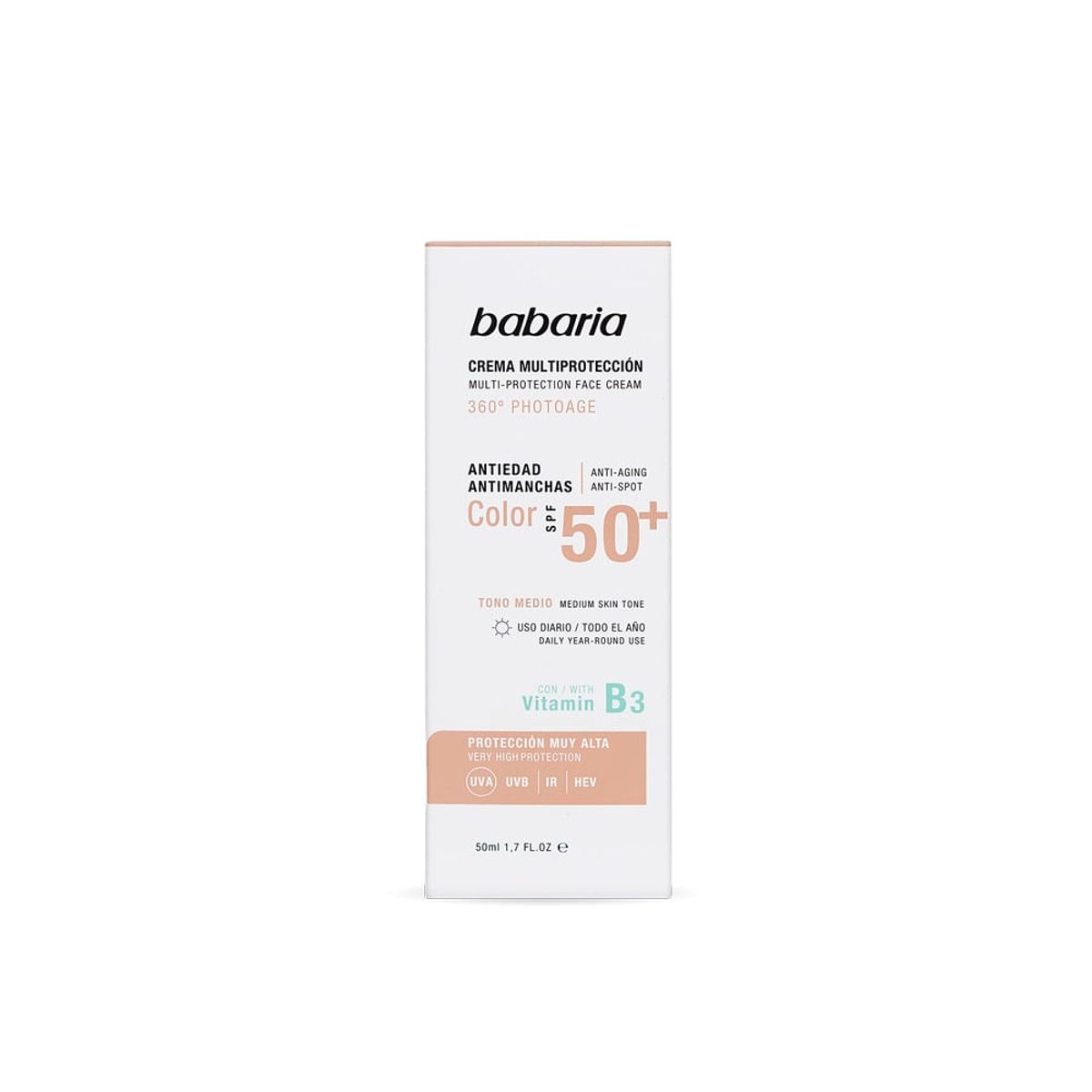 BABARIA - Protector Solar Babaria Multiproteccion Spf50+ X 50Ml