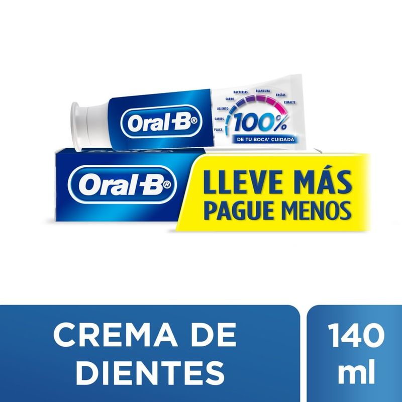 ORAL B - Crema Dental Oral B 100 X 140ml