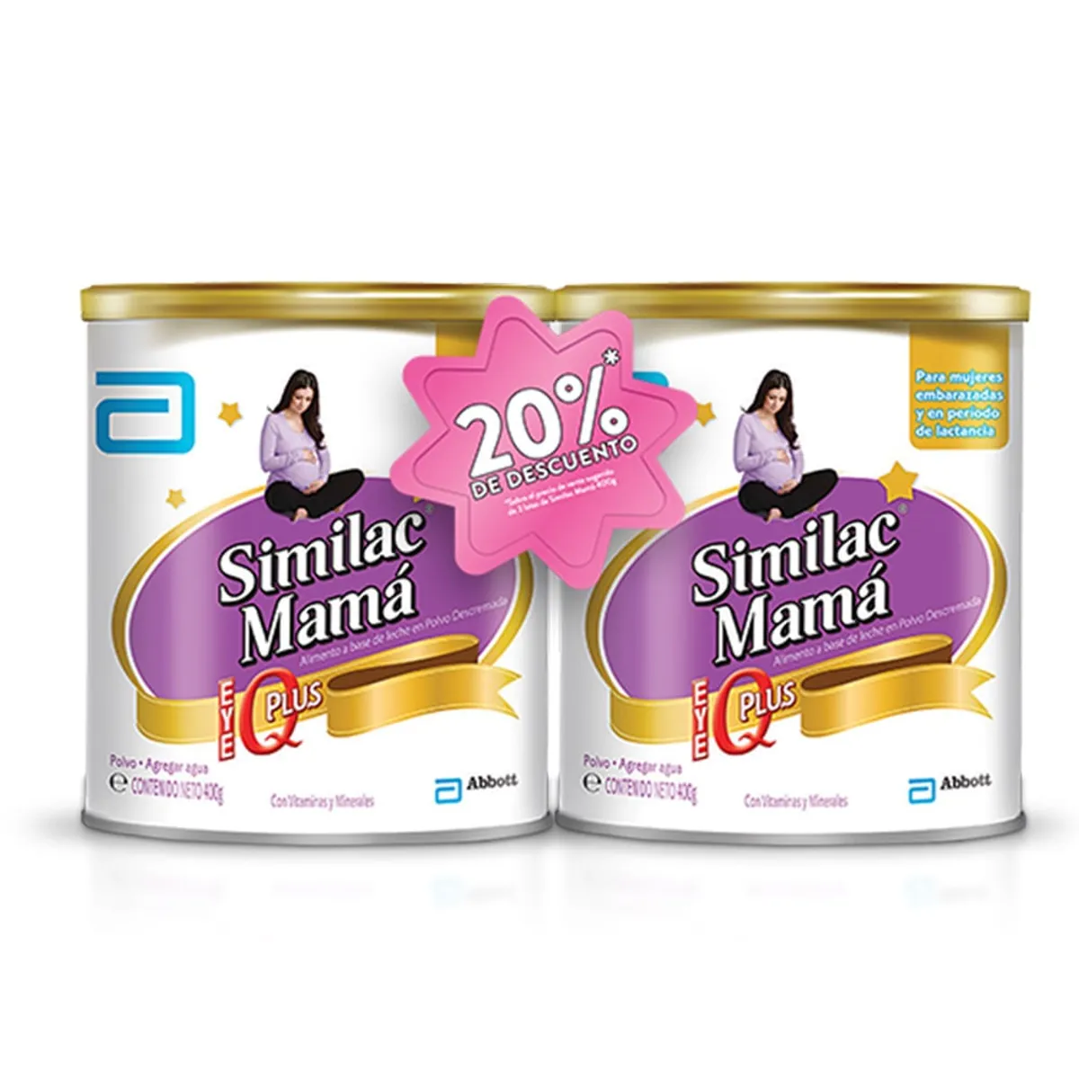 ABBOTT - Oferta Precio Especial Similac Mama 400G X 2Und