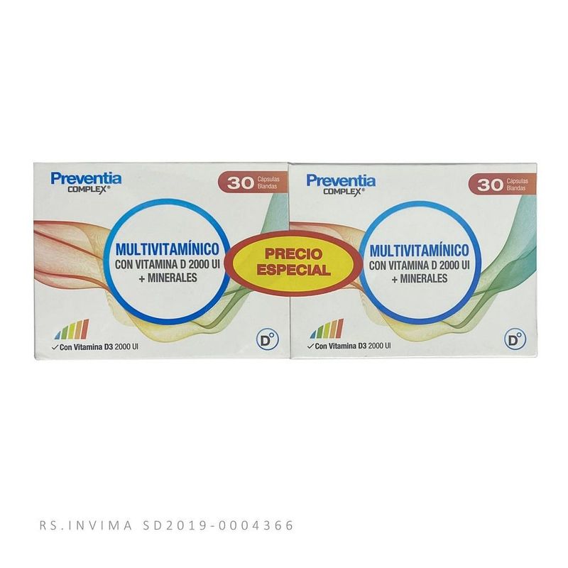 GENERICO - Oferta Preventia Complex Multivitaminico X 60 Capsulas