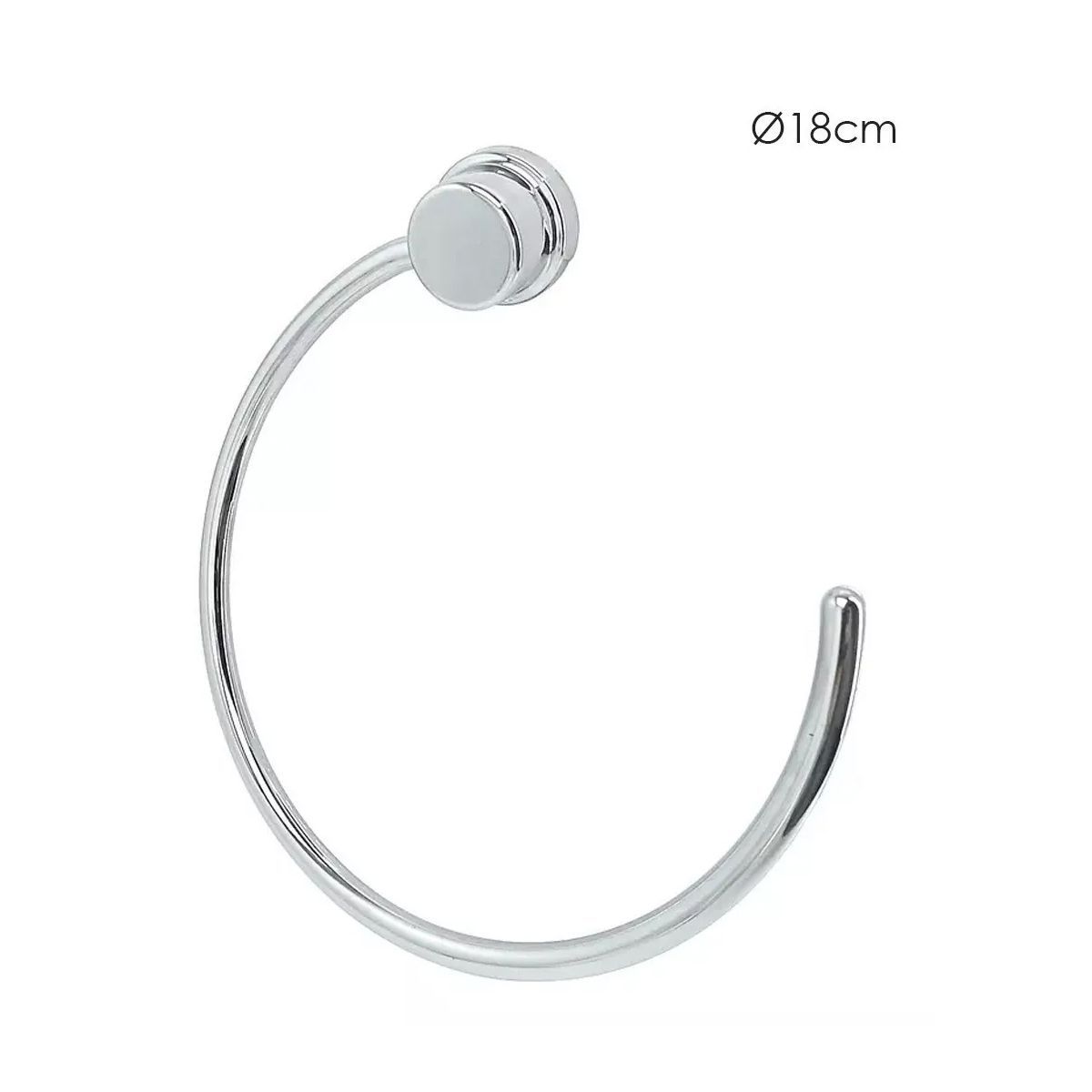 GENERICO - Juego De Accesorios Para Baño Aqua X5 Piezas Cromado.