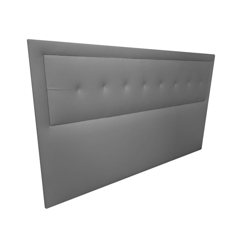 NEW CONFORT - Cabecero entero Centuri 160x120 Ecocuero Gris