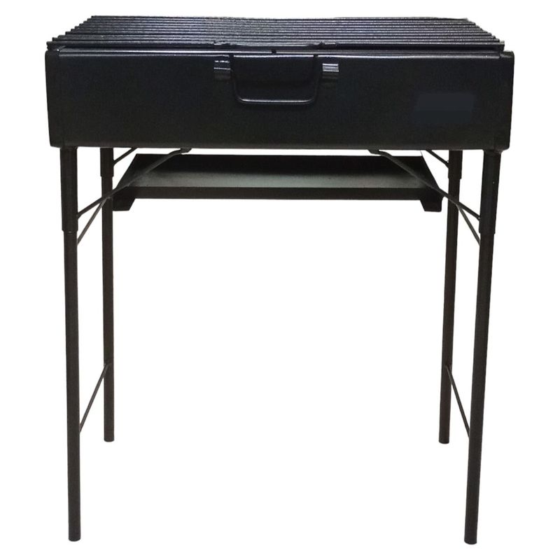 GENERICO - Parrilla Asador Pequeño 50x30 De Lujo A Carbon  Portatil