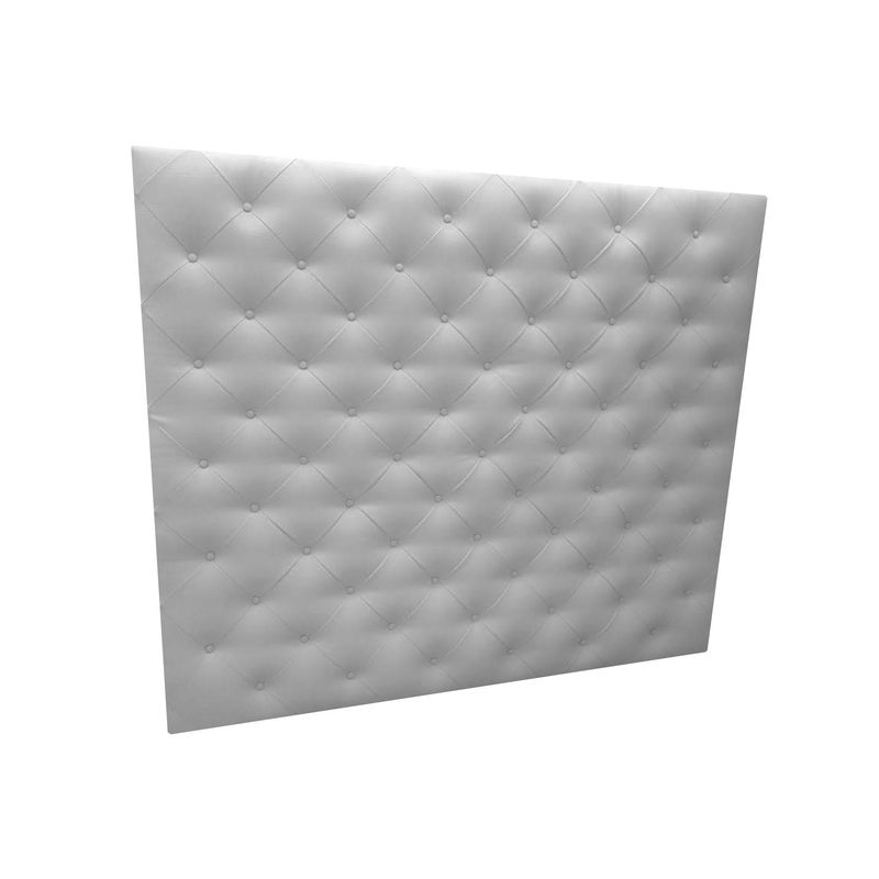 NEW CONFORT - Cabecero entero Tatooine 120x120 Ecocuero Blanco