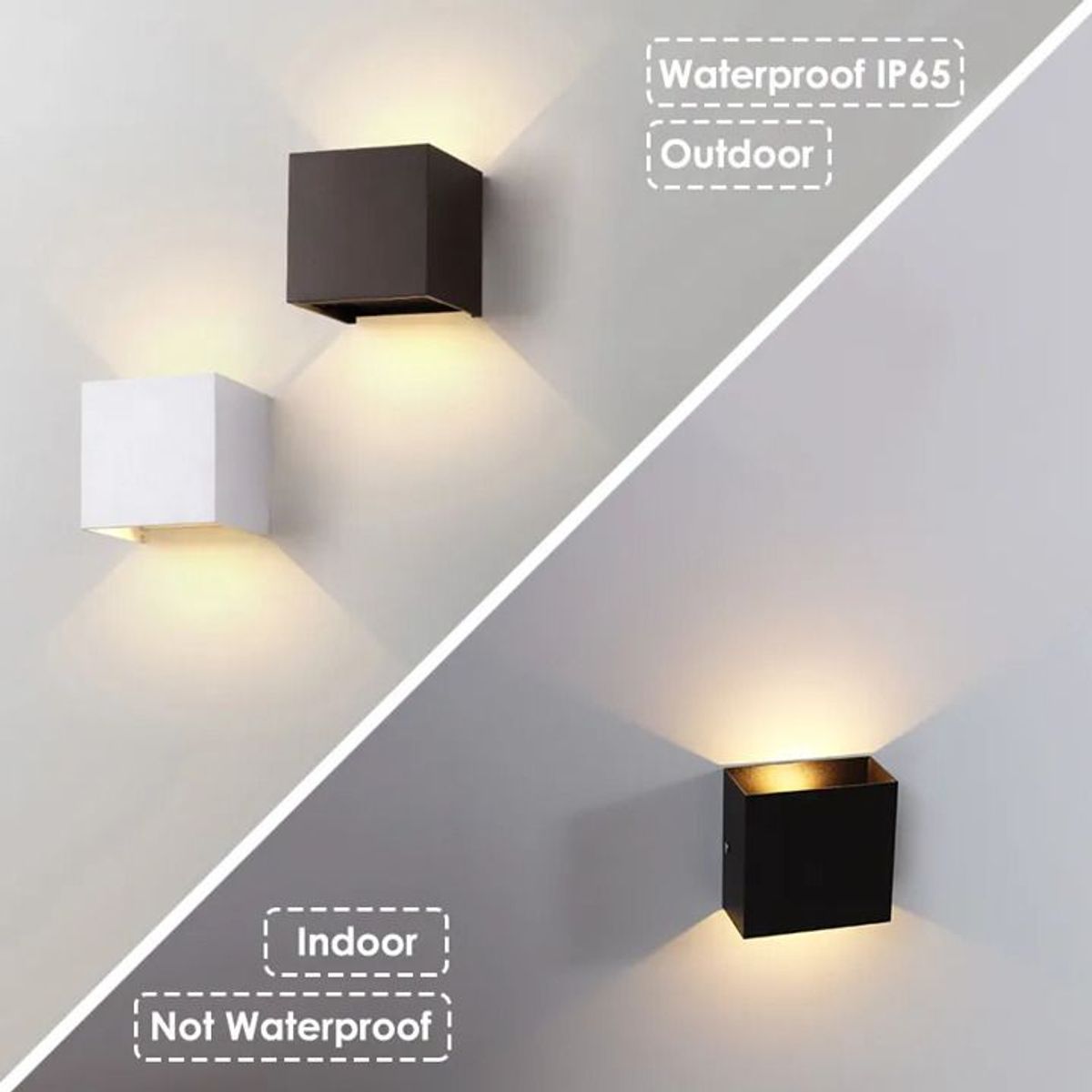 LUZ AND AMBIENTE - Aplique Pared Led Premium - Blanco