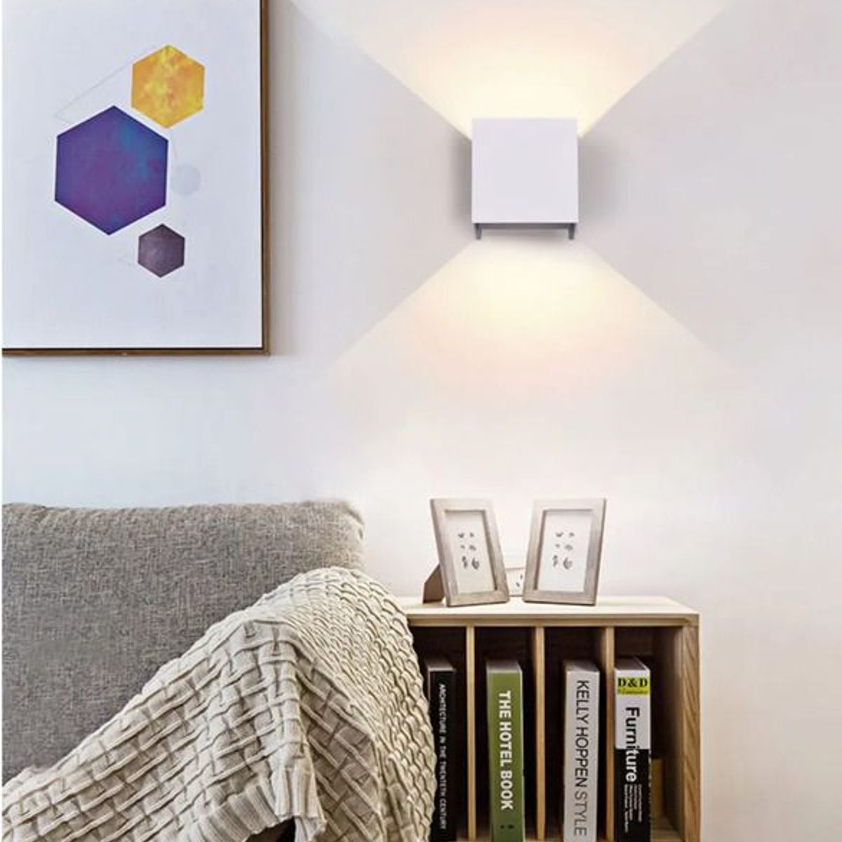 LUZ AND AMBIENTE - Aplique Pared Led Premium - Blanco