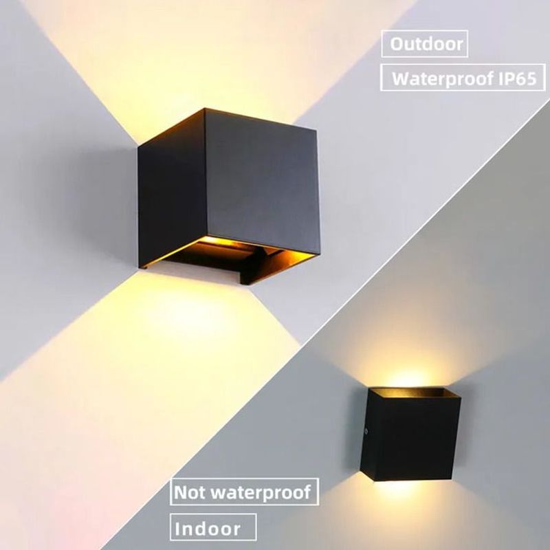LUZ AND AMBIENTE - Aplique Pared Led Premium - Negro