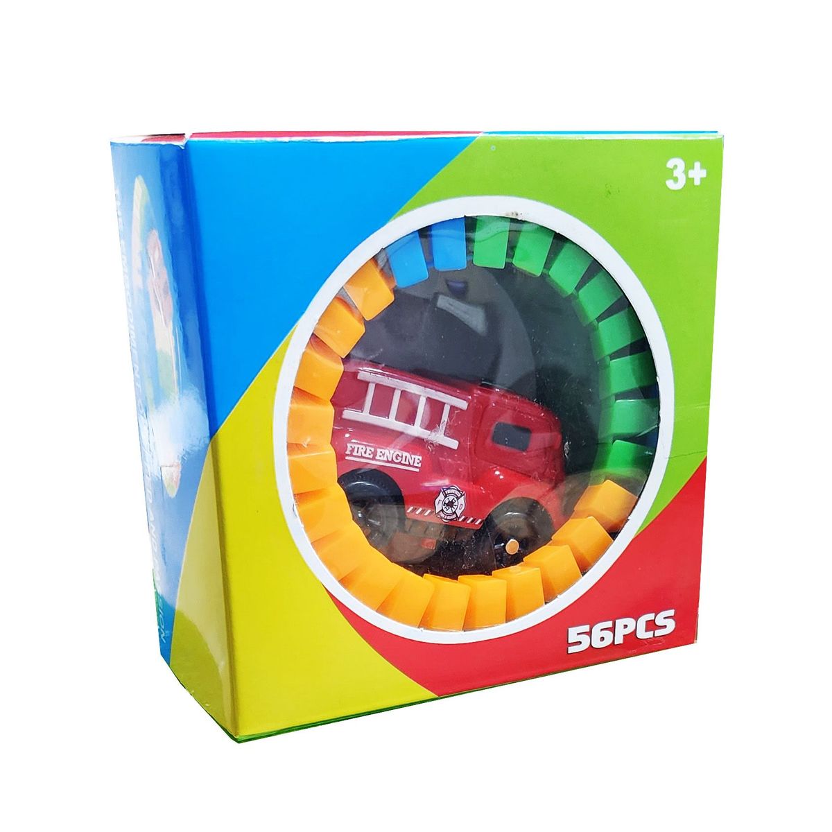 DAYOSHOP - Pista Carro Pista 56 Piezas Juguete Niños + Baterias Ref7200