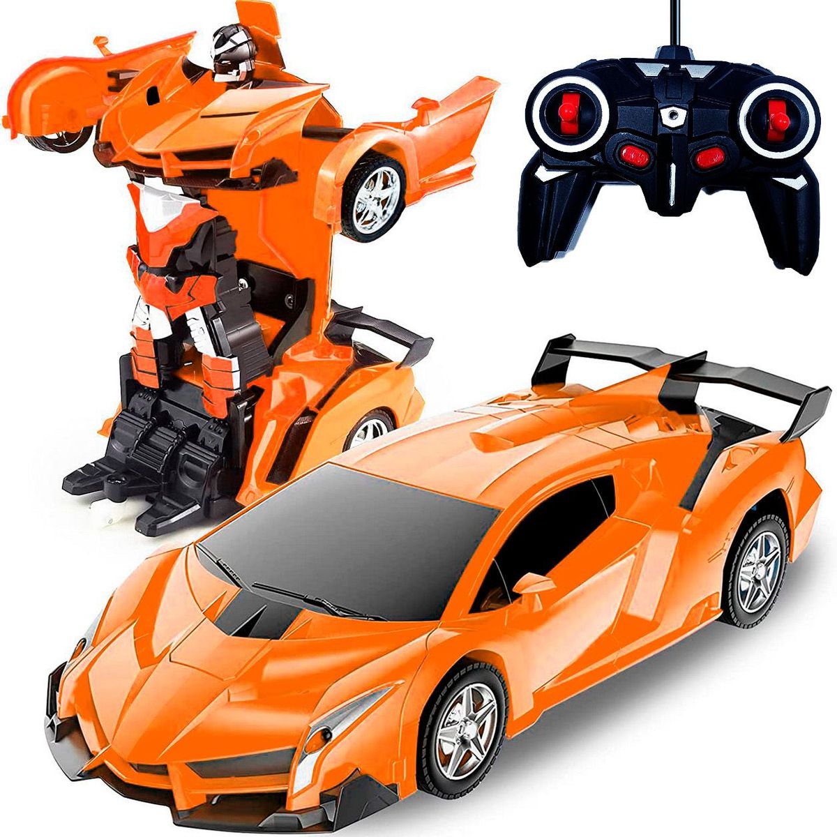 DAYOSHOP - Carro Control Remoto Convierte En Robot Transformers Recarga