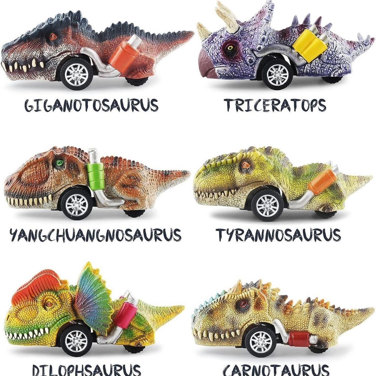 DAYOSHOP - Carro Monster Dinosaurio Cuerda Coleccionable Juguete Niños