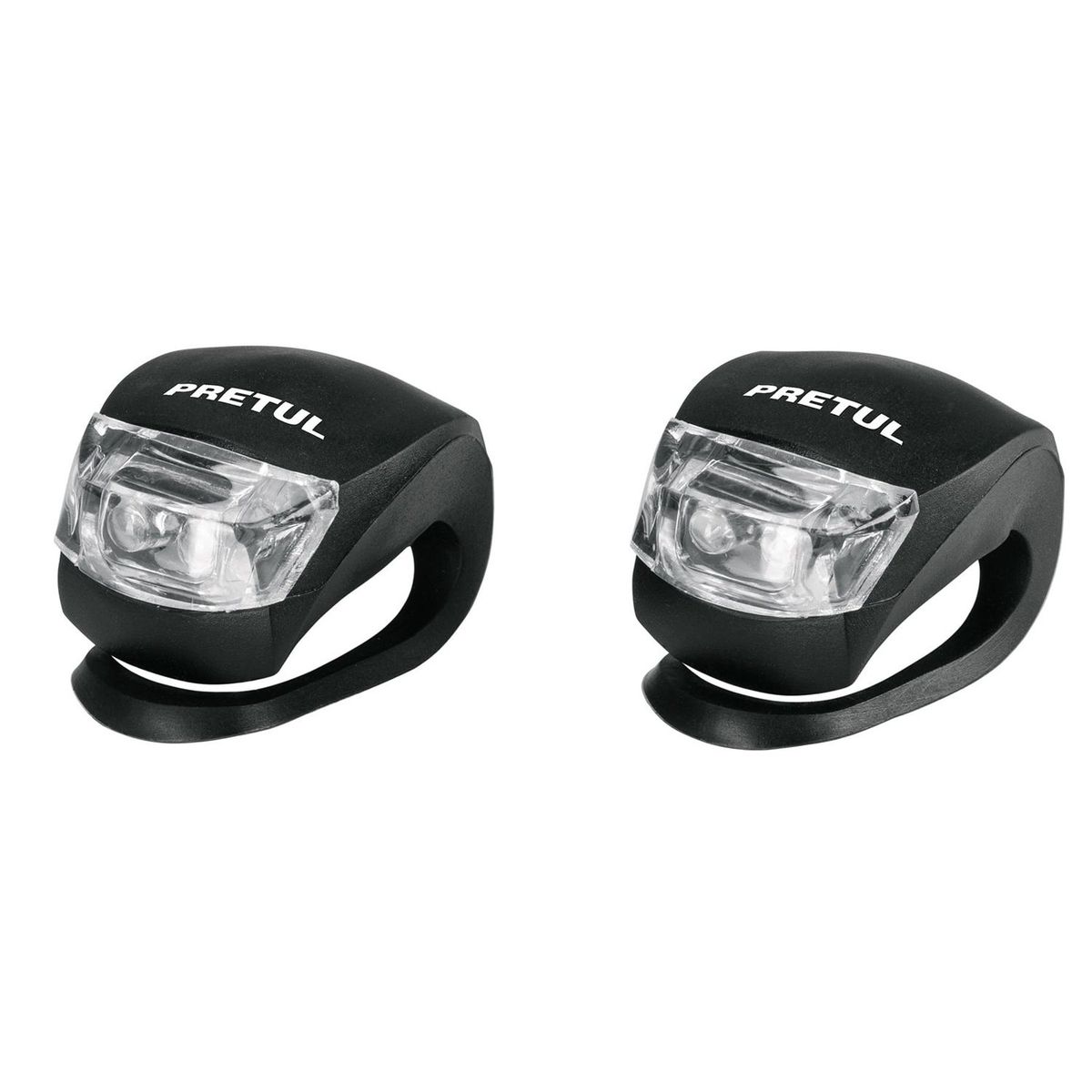 PRETUL - Set de luces led delanteras y traseras para bicicleta Pretul