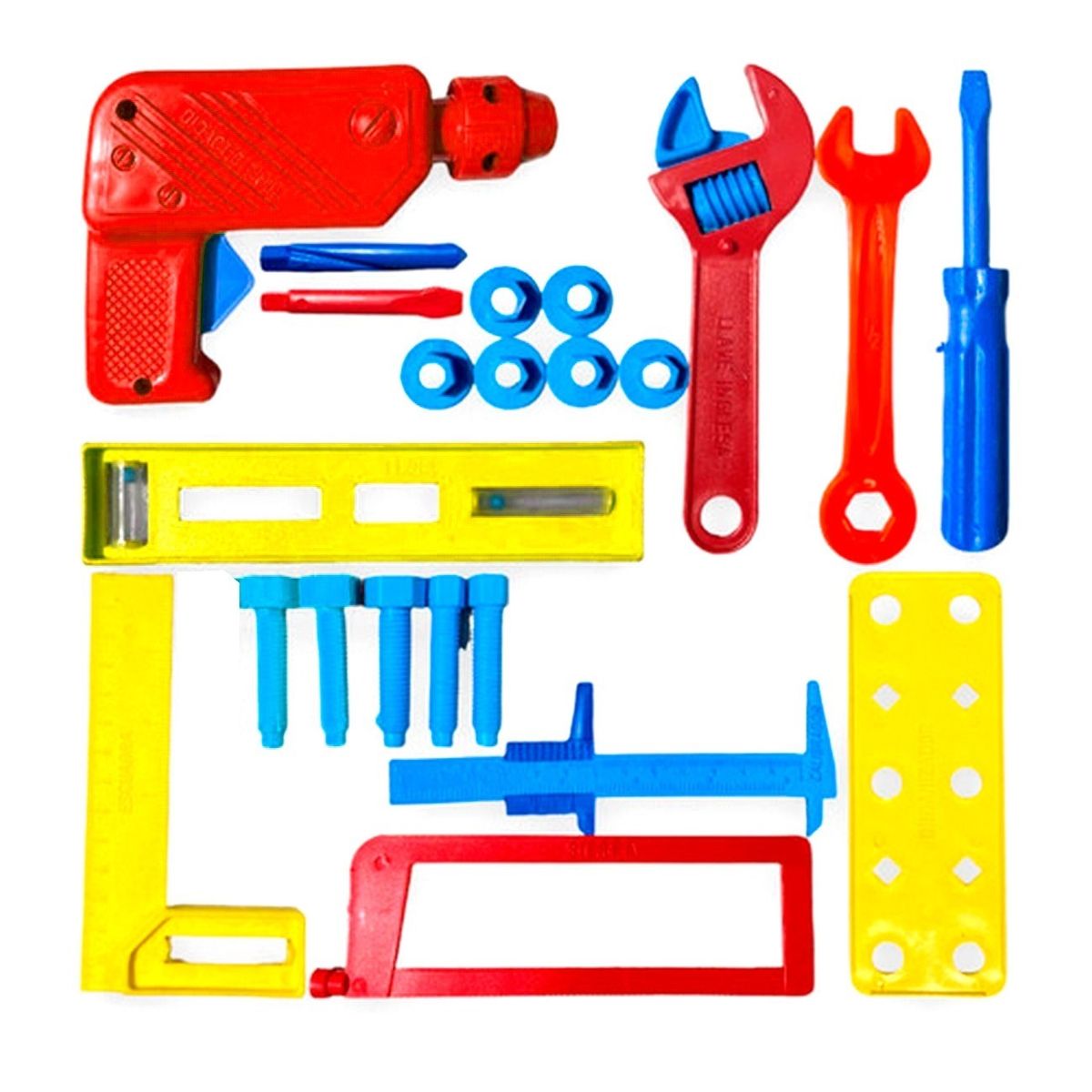 DAYOSHOP - Juguete Niños Set De Herramientas Juego Kit Llaves Taladro