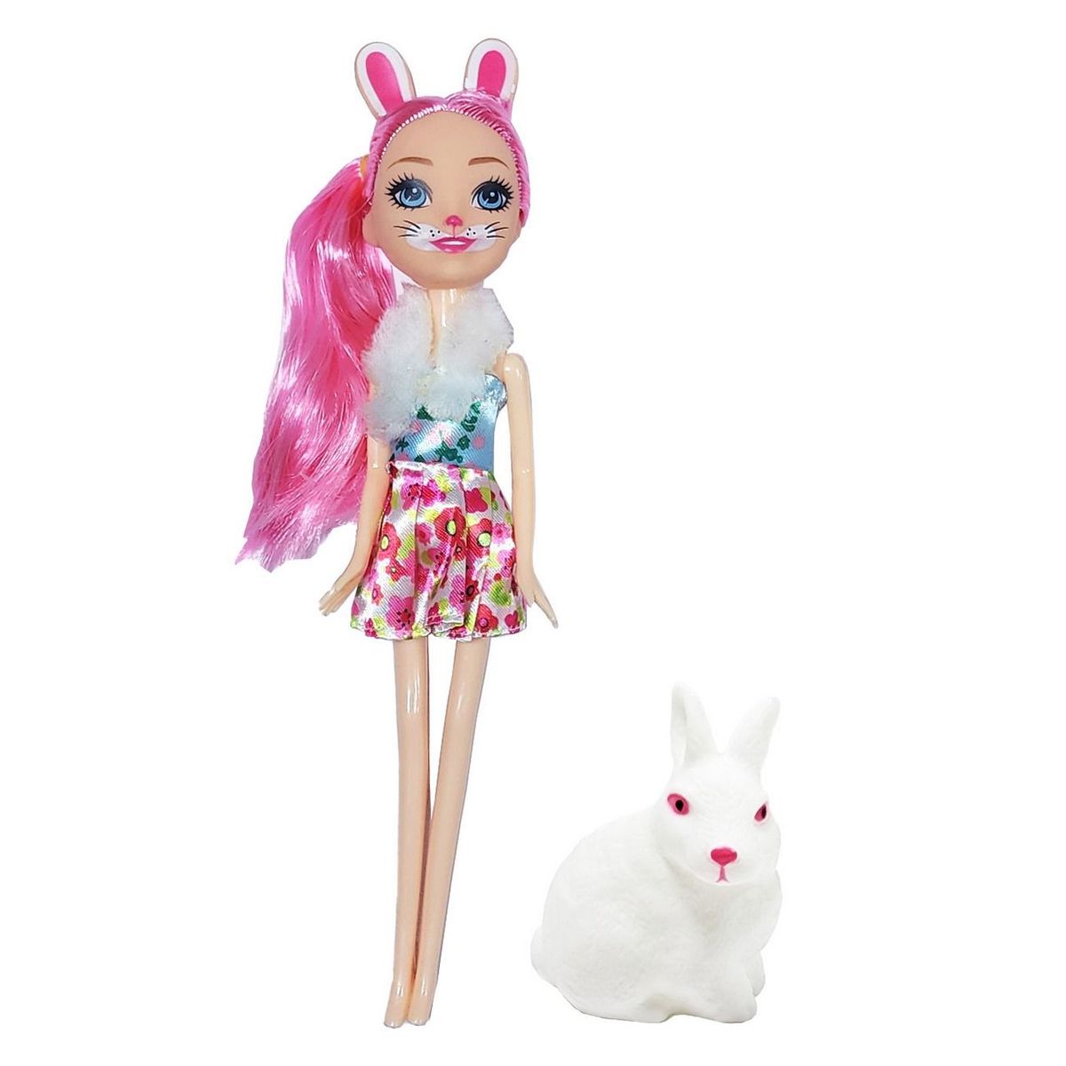 DAYOSHOP - Muñeca conejo Juguete Niñas Interactivo + Mascota