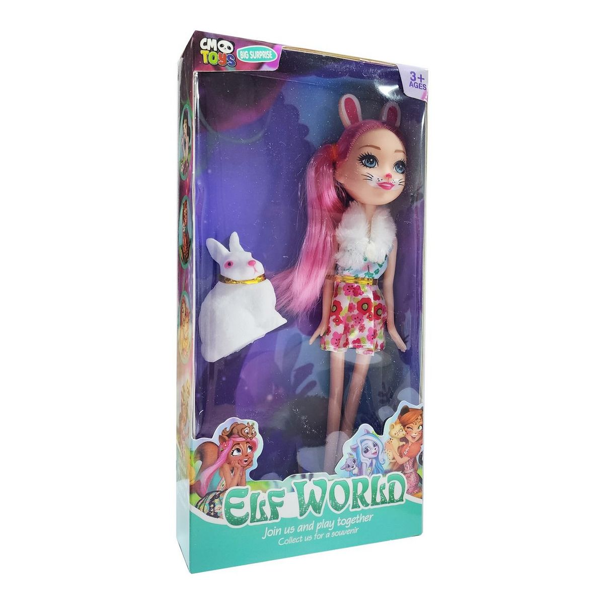 DAYOSHOP - Muñeca conejo Juguete Niñas Interactivo + Mascota