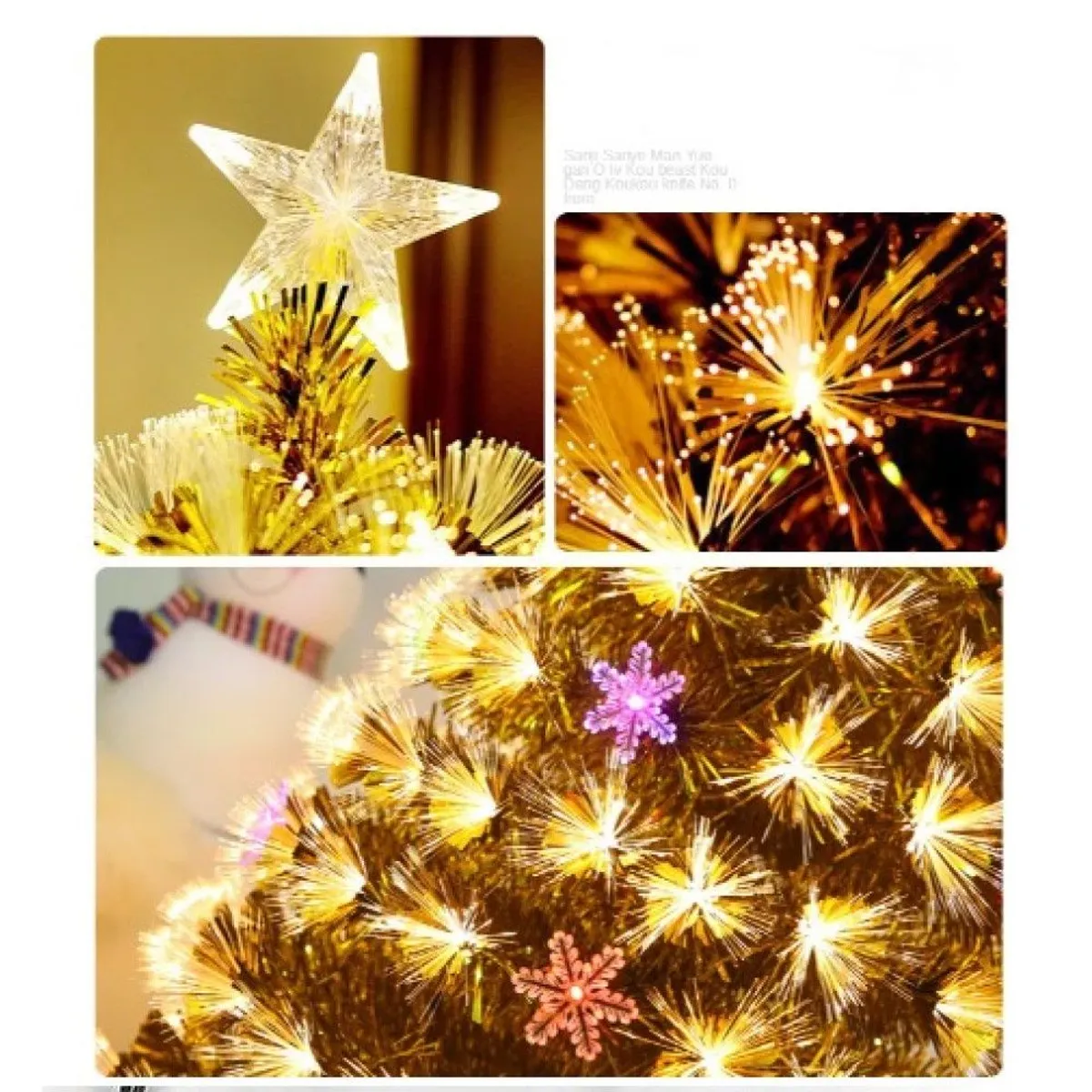 ORQUIDEA - Árbol de Navidad Orquídea Óptica 210 Cm Diametro 90 Orquidea