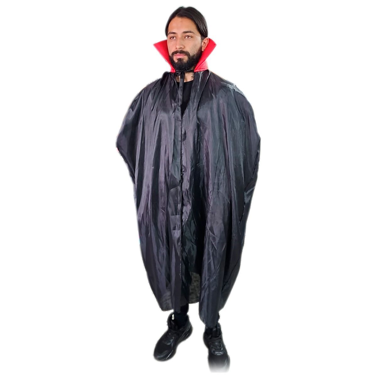 GENERICO - Capa Capucha Brujas Dracula Vampiro Disfraz Halloween 140cm