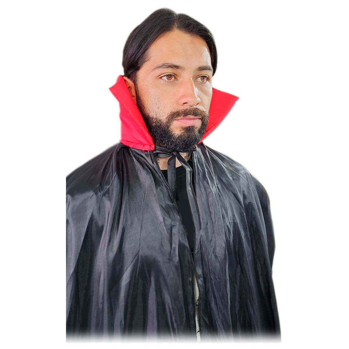 GENERICO - Capa Capucha Brujas Dracula Vampiro Disfraz Halloween 140cm