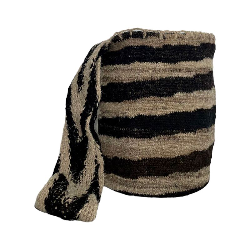 ARTESANAL - Mochila Arhuaca 100 Original en Lana de Oveja L-02_.