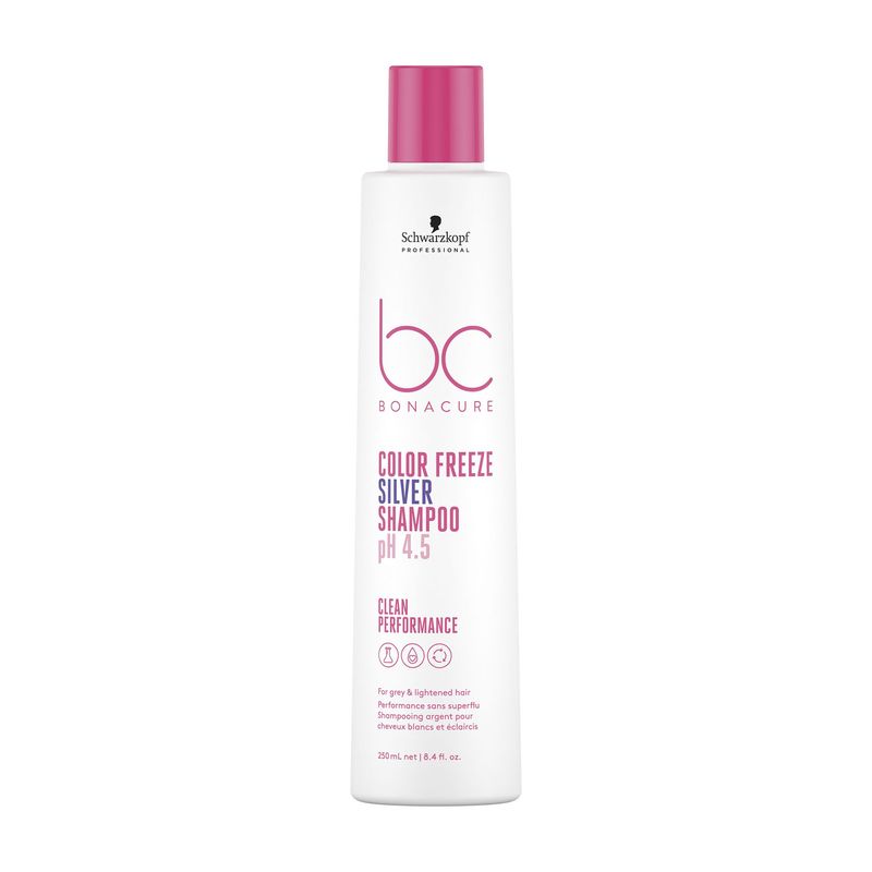 SCHWARZKOPF - Shampoo Micellar Silver Schwarzkopf 250ml pH 4.5 Color Freeze