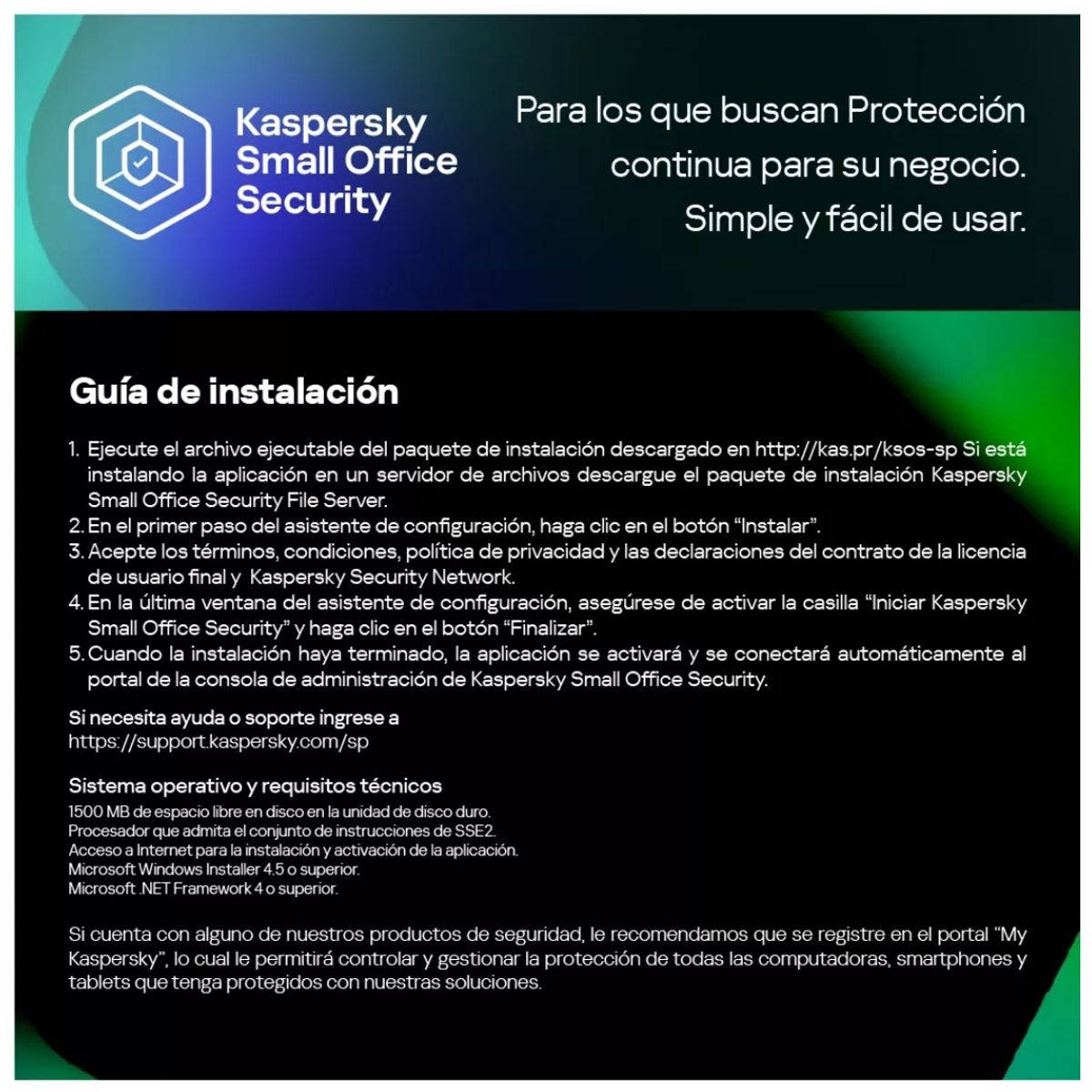 KASPERSKY - Kaspersky Small Office Security 10 Dispositivos 2 Años