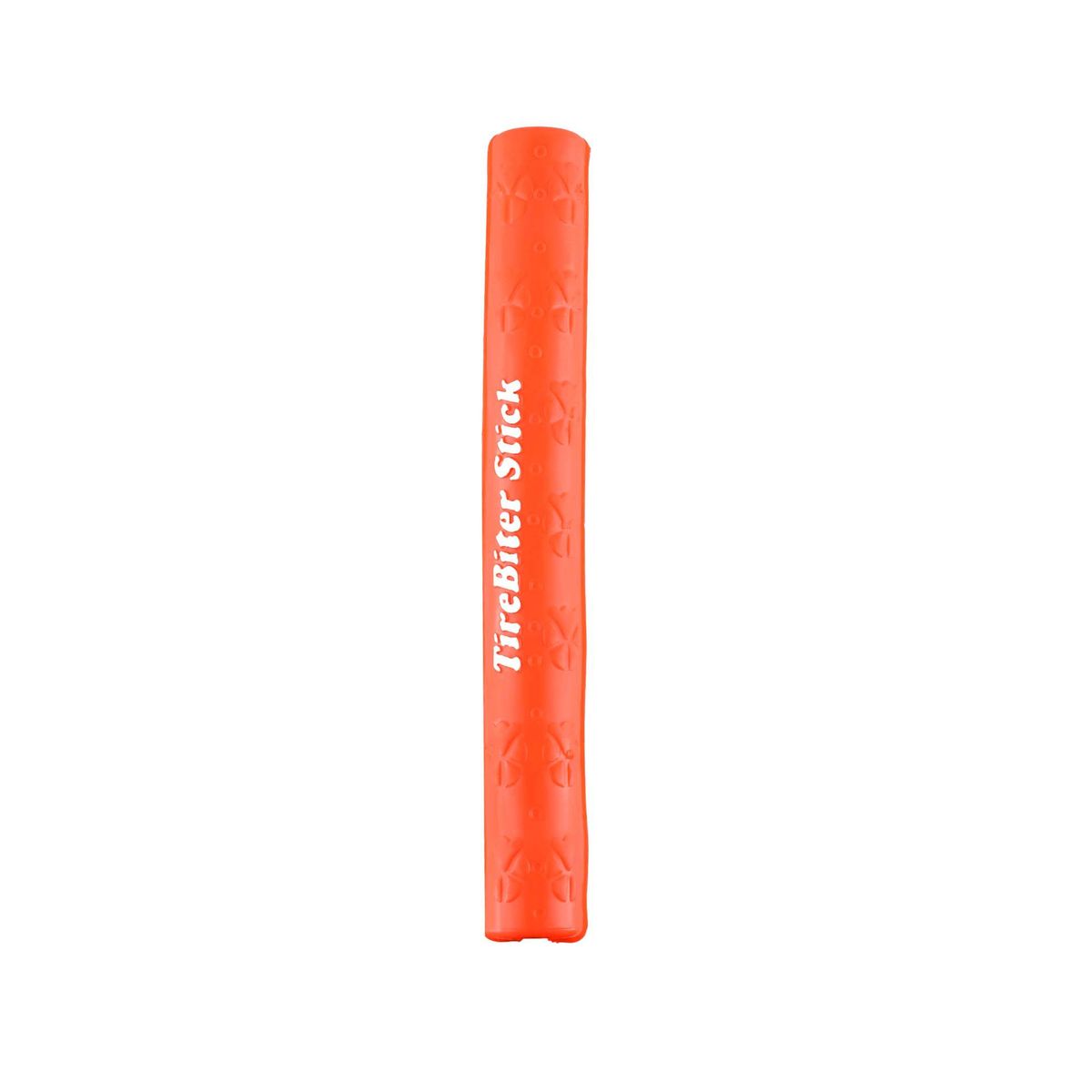 ENERGY PLUS - Juguete Bastón Rellenable Perros 30cm Goma Segura Naranja
