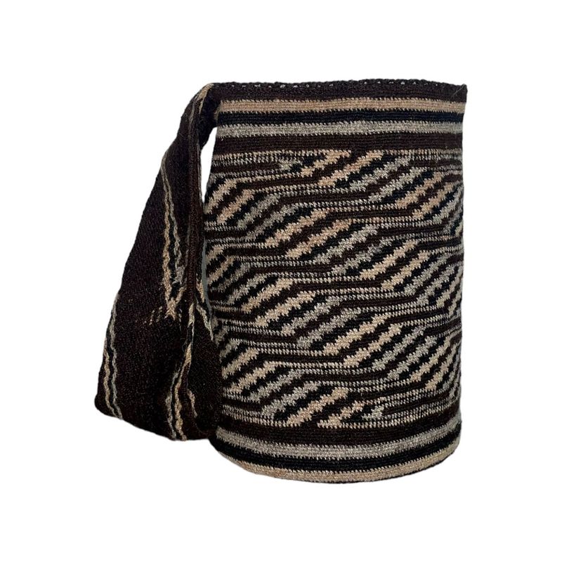 ARTESANAL - Mochila Arhuaca 100 Original en Lana de Oveja XL-03_.