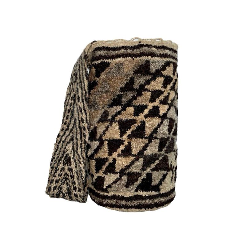 ARTESANAL - Mochila Arhuaca 100 Original en Lana de Oveja XL-07_.