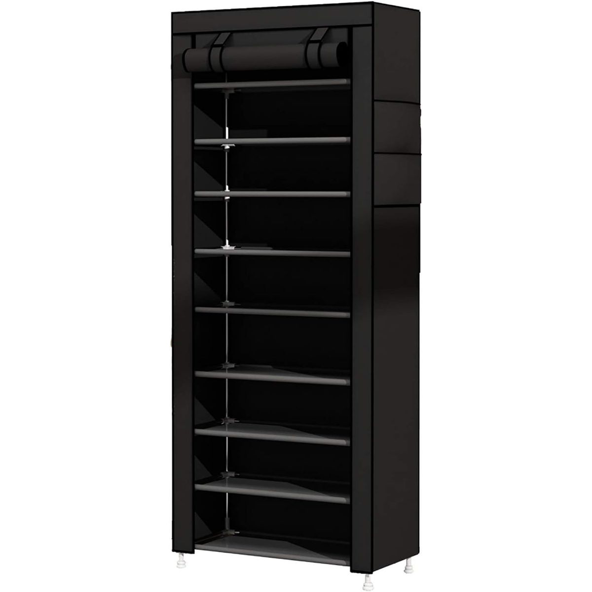 ONE PIXEL - Zapatera Con Forro Organizador De Zapatos 27 Pares Negro