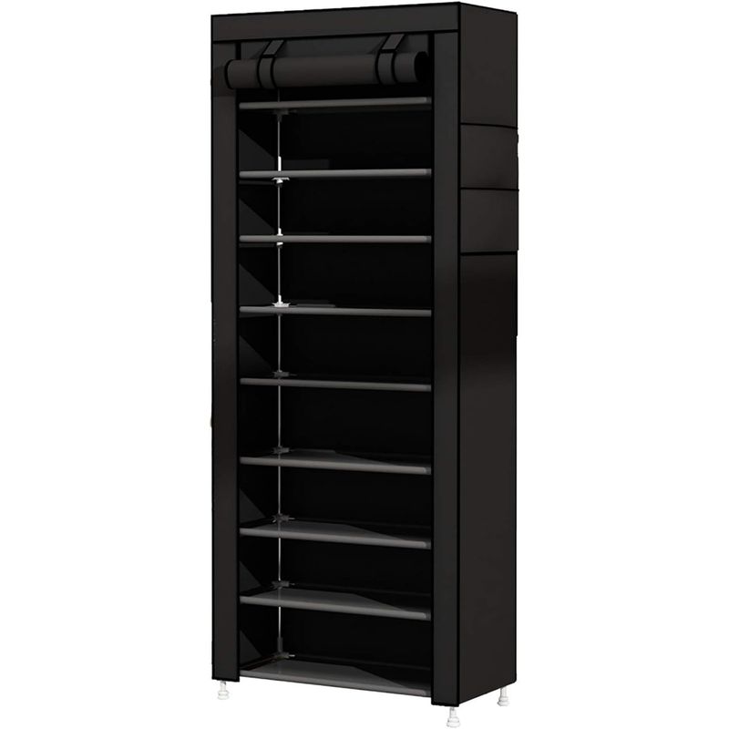ONE PIXEL - Zapatera Con Forro Organizador De Zapatos 27 Pares Negro
