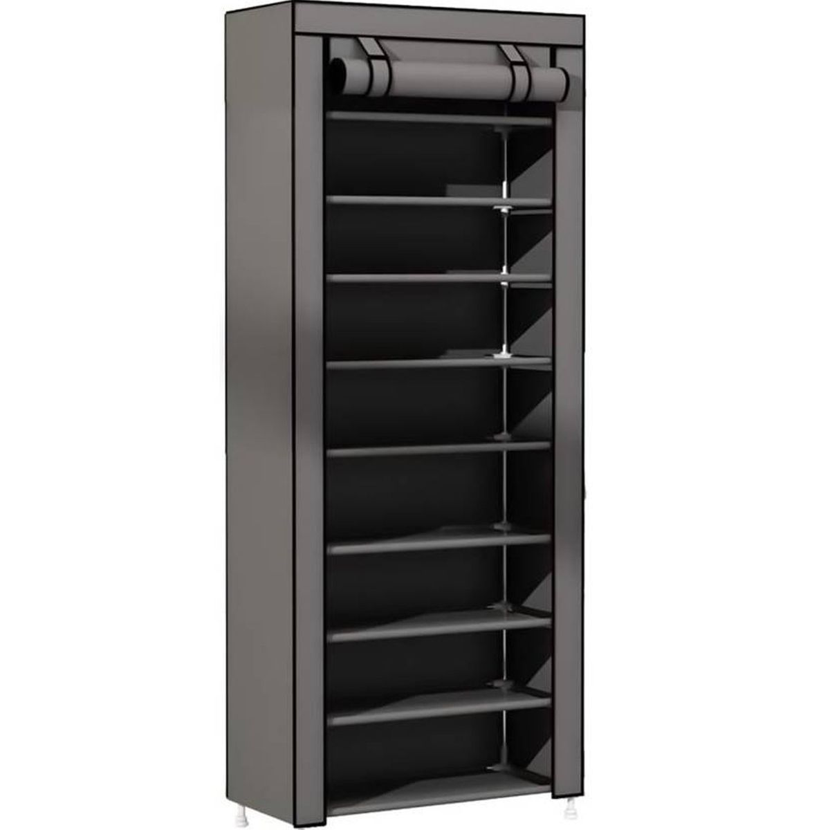 ONE PIXEL - Zapatera Con Forro Organizador De Zapatos 27 Pares Gris