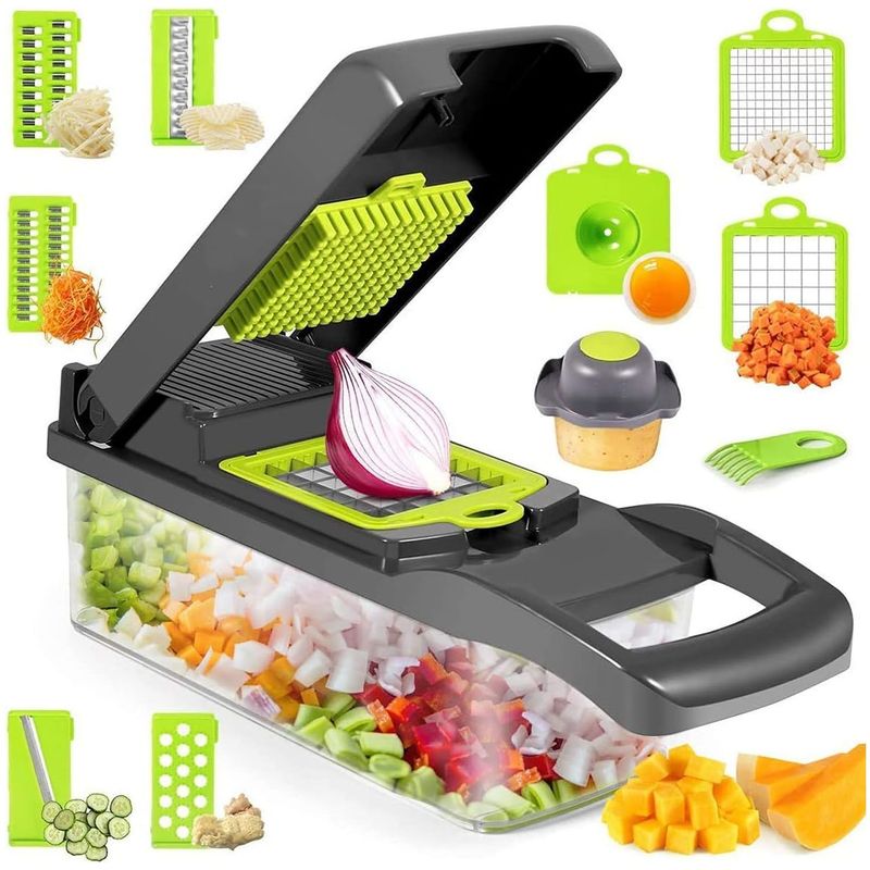 ONE PIXEL - Mandolina Cortador Verduras Multi Picador Vegetales 15 En 1