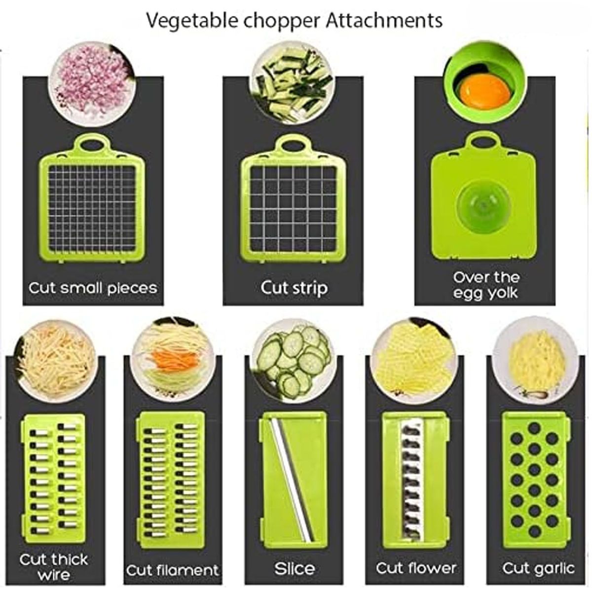 ONE PIXEL - Mandolina Cortador Verduras Multi Picador Vegetales 15 En 1